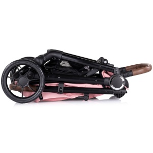 Carucior sport Chipolino Ultera cu husa picioare pink marshmallow - Img 6