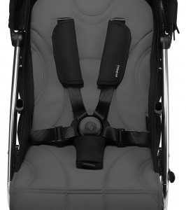 Carucior sport pliabil Skiddou Mikkeli Onyx, ultracompact pentru calatorii, Negru