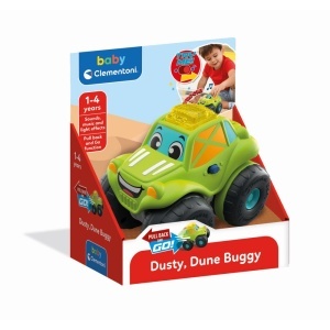 Clementoni - Dusty masinuta interactiva off road pentru teren nisipos