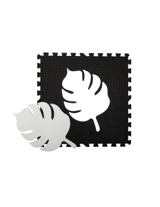 Covoras de joaca puzzle 120x120 cm Momi, Feli - Black - Img 3