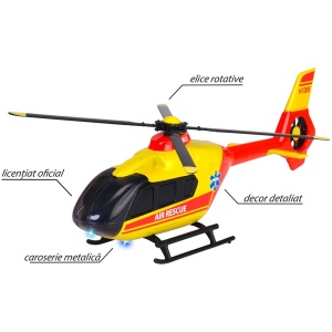 Elicopter de salvare Majorette Airbus H135 cu lumini si sunete - Img 4