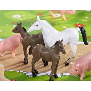Ferma din lemn Eichhorn 39x36x14 cm cu accesorii - Img 2