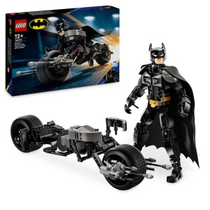 Figurina de constructie Batman™ si motocicleta Bat-Pod - Img 1