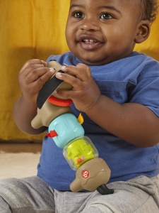 FISHER PRICE JUCARIE CATELUS DE ACTIVITATE PENTRU BEBELUSI CLICK AND SPIN - Img 4
