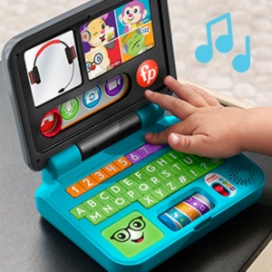 FISHER PRICE LAUGH&LEARN LAPTOP INTERACTIV IN LIMBA ROMANA - Img 4