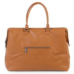 Geanta de infasat Childhome Mommy Bag piele ecologica Maro - Img 3