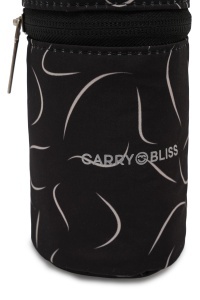 Geanta termoizolanta pentru biberon si lapte matern MilkMate, Carry Bliss, wave negru - Img 3
