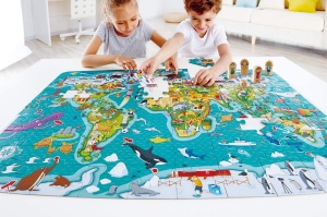 HAPE PUZZLE 2-IN-1 TURUL LUMII - Img 3
