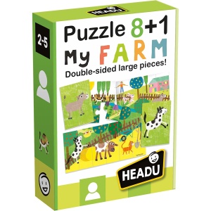 Headu Teacher Tested - 8 si 1 Primul Meu Puzzle Ferma - Img 3