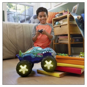 HOT WHEELS MONSTER TRUCK MEGA WREX ALIVE RC SCARA 1 LA15 - Img 3