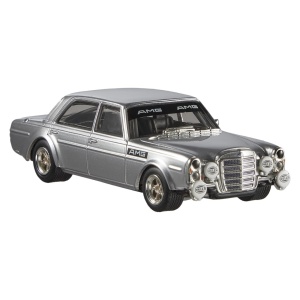 HOT WHEELS PREMIUM REAL RIDERS MASINUTA METALICA MERCEDES BENZ 300 SEL 6.8 AMG SCARA 1:43 - Img 2