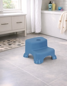Inaltator cu doua trepte Step Stool BabyJem, Indigo - Img 3