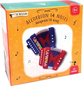 Instrument muzical acordeon albastru - Img 2
