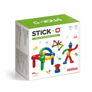 Joc cu magneti Stick-O, Set de baza cu 20 piese - Img 8