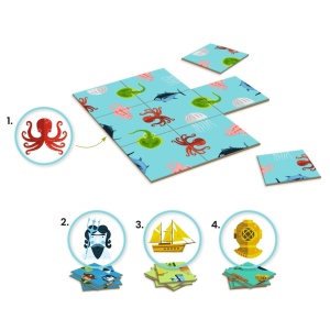 Joc de logica Impossiblo Ocean, Djeco - Img 2