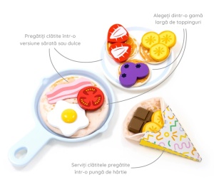 Joc de rol Set de preparat clatite, UMU Toys - Img 4