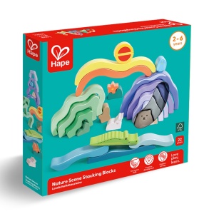 Jucarie din lemn de stivuit pentru copii - Natura - Img 1