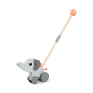 Jucarie Push Along Done by Deer din lemn Elphee Grey