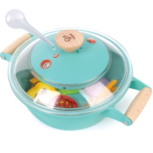 Jucarie - Set de gatit alimente la aburi pentru copii (16 piese) - Img 4