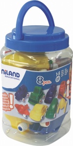 Jucarii Minimobil Miniland 8 vehicule - Img 3