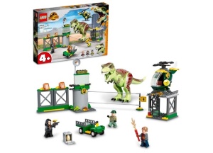 LEGO JURASSIC WORLD EVADAREA DINOZAURULUI T REX 76944