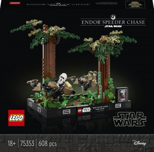 LEGO STAR WARS DIORAMA DE URMARIRE CU SPEEDERUL PE ENDOR 75353 - Img 1