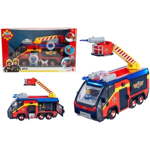 Masina de pompieri Simba Fireman Sam Jupiter cu lumini, sunete si figurine - Img 2