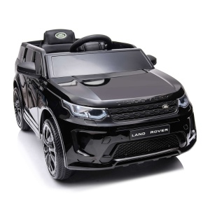 Masinuta electrica Chipolino SUV Land Rover Discovery cu scaun din piele si roti EVA black - Img 15