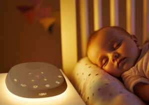 Neno Lumia – Lampă de veghe pentru bebeluși cu lumini, sunete și pulsometru - Img 14