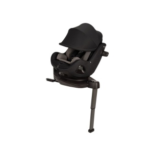Nuna - Scaun auto PRUU Aire Caviar cu capotina integrata, 40-105 cm, certificat R129