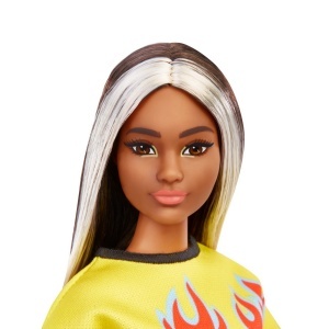 PAPUSA BARBIE FASHIONISTA BRUNETA CU SUVITE BLONDE - Img 3