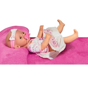 Papusa Simba New Born Baby 38 cm Bebe cu olita si accesorii - Img 2