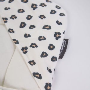 Paturica de infasat Childhome Jerse 75x75 cm, Leopard - Img 3