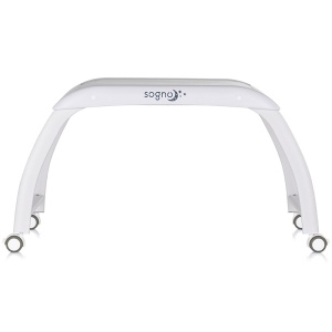 Patut cu leganare si cantar integrat Chipolino Sogno 2 in 1 pink - Img 6