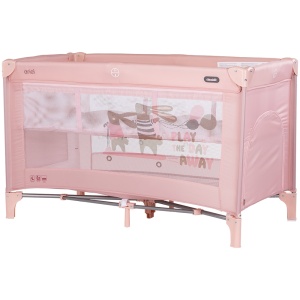 Patut pliabil Chipolino Ariel powder pink - Img 1