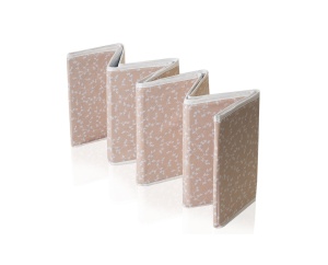Piscina uscata pliabila cu bile, BabyJem, 30x83 cm, 100 bile albe, somon