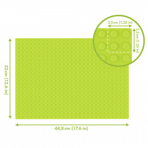 Placa de baza 28x20 Hubelino (verde deschis) - Img 2