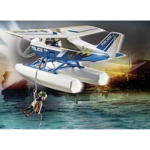 Playmobil - Hidroavionul Politiei Si Hot Cu Barca - Img 3
