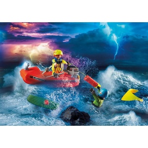 Playmobil - Salvamar Cu Barca De Viteza - Img 4