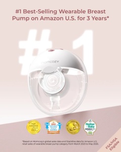 Pompa de san Momcozy Hands-free M5 Smart Red, control prin aplicatie - Img 2