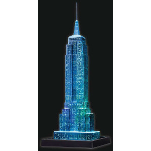 Puzzle 3D Empire State Building - Lumineaza Noaptea, 216 Piese - Img 4