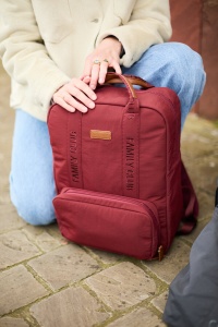Rucsac Childhome Family Club Signature Urban Dark Burgundy - Img 2
