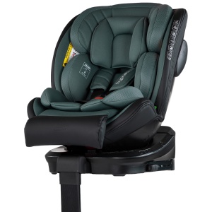 Scaun auto Chipolino Hypnotic Plus I-Size 40-150 cm cu sistem Isofix si sezut rotativ green