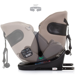 Scaun auto Chipolino Motion I-Size 40-150 cm macadamia cu sistem Isofix - Img 7