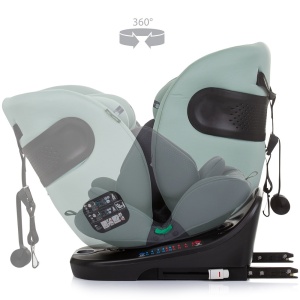 Scaun auto Chipolino Motion I-Size 40-150 cm pastel green cu sistem Isofix - Img 7