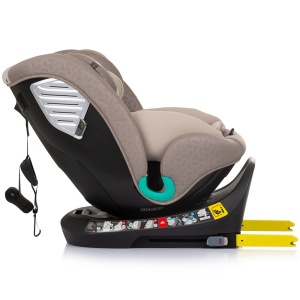 Scaun auto Chipolino Supreme I-Size 40-150 cm cu sistem Isofix macadamia - Img 8