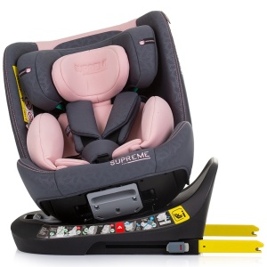 Scaun auto Chipolino Supreme I-Size 40-150 cm cu sistem Isofix flamingo - Img 6