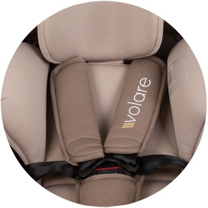 Scaun auto Chipolino Volare I-Size 40-150 cm macadamia cu sistem Isofix - Img 17