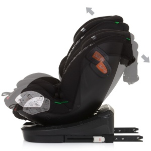 Scaun auto Chipolino Volare I-Size 40-150 cm obsidian cu sistem Isofix - Img 5