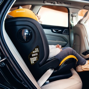 Scaun auto ISOFIX Skiddou Täby, 15-36 kg, Onyx, Negru FARA AMBALAJ/Cutie Originala - Img 8